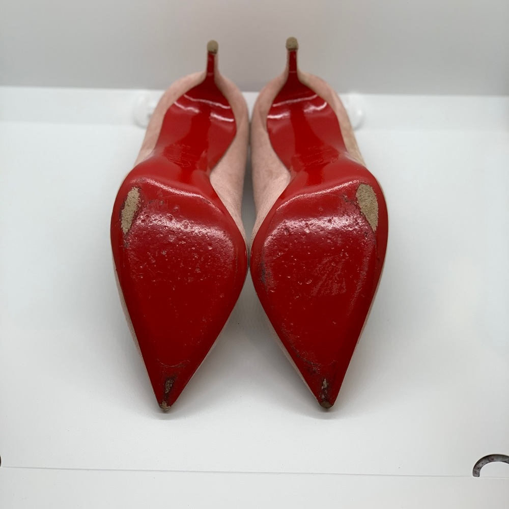 Pigalle Follie Pink Suede By Christian Louboutin - Picture 3 of 5